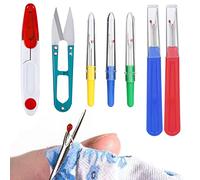Seam Ripper,Découdeur de Fil à Coudre,Découseur Coupe-Fil,Point Découseurs Ripper,Kit de Ripper de Couture,Outil de Retrait de Fil pour la Couture,Ciseaux Tailleur Forme U,7 pièces