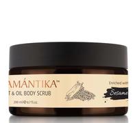 SEAMANTIKA - Gommage Corps Sel de la Mer Morte & Sésame - 200 ml | Le gommage au sel et aux huiles de sésame, amande et argan exfolie les zones rugueuses et laisse la peau douce et nourrie.