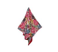 Kikoy Summer avec Pon Pon 90 x 160 cm Serviette de plage double - Serviette Pareo Plage (Savane)