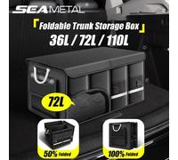 SEAMETAL-Coffre de Rangement Pliable, Étanche, Calandre Oxford, 110L, Grande Capacité, Évaluation de Voiture, Camping, Pêche, Facile à Transporter