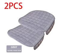 Seametal Housse De Siège De Voiture En Peluche Coussin De Siège De Voiture Ultra-Doux Tapis De Protection De Siège De Voiture Antidérapant Universel Pour Berline Suv Camion Pick-Up.Gray Front 2pcs.