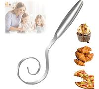 Seamless Dough Whisk for Sourdough, 2026 New 9" Stainless Steel Dough Whisk Tool for Sourdough Bread Baking, Whisking, Pizza, Pastry, Cake Batter, Biscuits, Dishwasher Safe (1PC)
