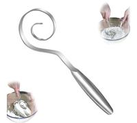 Seamless Dough Whisk for Sourdough, 430 Stainless Steel, Easy Clean Dishwasher, One-Piece Danish Dough Whisk for Heavy Doughs, Cookies, Pizza, Pastry (1 PCS)