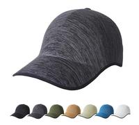 Seamless Packable Lightweight Sports Baseball Cap, for Travel, Beach Days, and Outdoor Enthusiasts (Dark Gray)