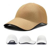 Seamless Packable Lightweight Sports Baseball Cap, Ultra-Breathable Quick-Dry Washable Portable Hat for Golf Sports (Kahki)