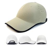 Seamless Packable Lightweight Sports Baseball Cap, Ultra-Breathable Quick-Dry Washable Portable Hat for Golf Sports (Beige)