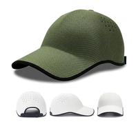 Seamless Packable Lightweight Sports Baseball Cap, Ultra-Breathable Quick-Dry Washable Portable Hat for Golf Sports (Green)