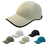 Seamless Packable Lightweight Sports Baseball Cap, Ultra-Breathable Washable Quick-Dry Hat for Golf, Tennis, and Travel (Beige)