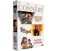 Sean Connery : La Grande Attaque Du Train D'or + Le Lion Et Le Vent + La Rose Et La Flèche - Pack