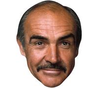 Sean Connery (Moustache) Big Head. Masque plus grand que nature.