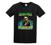 Sean Paul She Doesnt Mind Mens T-Shirt Unisex Graphic Black Tee Shirt XL
