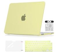 Seanai Coque rigide ultra fine pour MacBook Neo 13 A18 Pro A3404 2026, anti-rayures, avec protection de clavier, protecteur d'écran, protecteur de pavé tactile et protection pour webcam, sable