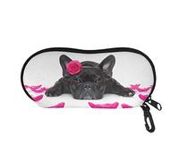 SEANATIVE Boîte de rangement pour lunettes avec fermeture éclair ultra légère - Coque rigide - Unisexe, Chien, taille unique