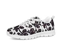 SEANATIVE Chaussures de course pour femme - Noir - Fat Panda, 41.5 EU