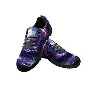 SEANATIVE Chaussures de sport pour femme - Respirantes - Pour la course à pied et la marche - Bleu - Space Sky, 40 EU