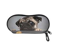 SEANATIVE Étui de protection rigide pour lunettes de soleil avec crochet à fermeture éclair, Carlin mignon., 1