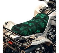 SEANATIVE Housse de protection rembourrée respirante et résistante à l'eau pour la plupart des VTT, motif crâne camouflage vert