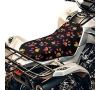 SEANATIVE Housse de siège de moto motif camouflage forêt - Accessoires universels imperméables et élastiques - Housses de coussin respirantes et rembourrées