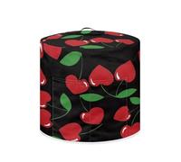 SEANATIVE Housse pour autocuiseur Red Cherry - Housse pour cuiseur à riz, grille-pain - Sac de rangement pour appareils de cuisine avec poignée supérieure et poche