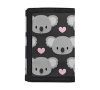 SEANATIVE Joli portefeuille durable pour enfants, porte-monnaie, porte-monnaie, poche pour argent, pour adolescentes, filles et garçons, Koala mignon., Taille unique