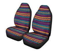 SEANATIVE Native Lot de 2 housses de siège avant universelles en tissu pour berline, protection intérieure de voiture, motif attrape-rêves
