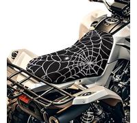 SEANATIVE Red Ladbug Housse de siège de moto ATV rembourrée Coussin de siège passager respirant rembourré protecteur résistant à l'eau 4 roues Accessoires