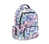 SEANATIVE Sac à dos de 43,2 cm pour filles avec nom personnalisé pour enfants de 9 à 12 ans, Axolotl étincelant, Sac à dos tyrolien