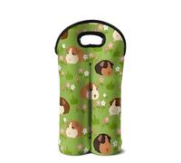 SEANATIVE Sac isotherme portable pour bouteille de vin, bière, champagne, manchon de protection pour les amateurs de vin, Cochon d'Inde., Organiseur de sac