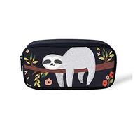 SEANATIVE Trousse à crayons avec motif paresseux mignon - Grande capacité - Trousse de maquillage durable pour étudiants