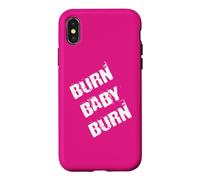 Séance d'entraînement Physique Burn Baby Burn Gym Coque pour iPhone X/XS