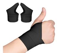 seaNpem 1 paire d'attelles de poignet pour canal carpien, sangle de poignet ultra fine pour tendinite et arthrite, sangles de compression réglables pour soulager la douleur, légères et respirantes
