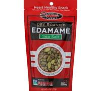 Seapoint Farms Dry Roasted Edamame, Lightly Salted, Pouches, 4 oz