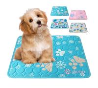 SearchI Tapis rafraîchissant pour Chiens Personnalisé Portable Auto-refroidissant Tapis Plus Durable, Résistant Aux Rayures, Tapis pour l'été Multifoncitonnel