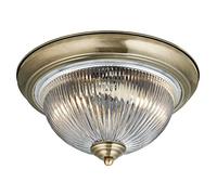 Searchlight 4370 Plafonnier pour salle de bain IP44 Finition laiton vieilli