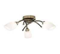 Searchlight Opera Lampe de Plafond, métal, Blanc, 1
