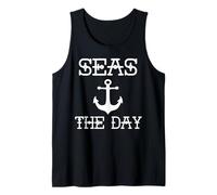 Seas The Day Nautical Sailing Débardeur
