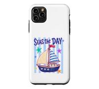 Seas The Day Voilier Ocean Explorer Design Coque pour iPhone 11 Pro Max