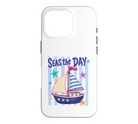 Seas The Day Voilier Ocean Explorer Design Coque pour iPhone 16 Pro