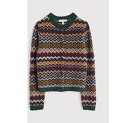 Seasalt Cornwall Seasalt Cornwall Green Dawson Pick Fairisle Merino Cardigan