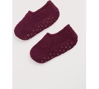 Seasalt Cornwall Seasalt Cornwall Purple Quiet Room Slipper Socks