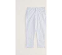 Seasalt Cornwall Seasalt Cornwall White Albert Quay Crop Trousers