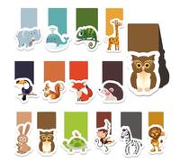 Seasboes 30 pièces marque-pages magnétiques, marque-pages magnétiques animaux, kit de marque-pages magnétiques, marque-pages créatifs animaux pour enfants, étudiants, bureau, école, amateurs de livre