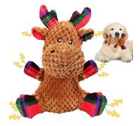 Seasboesb Jouet Pour Chien, Jouet à Mâcher Pour Chien,Jouet Pour Chien Grinçant Qui Grince à Noël Interactif Noël,Jouets Pour Chiens,Dog Toys Jouet Pour Chien En Peluche Chiot Pour Combattre l'Ennui-A