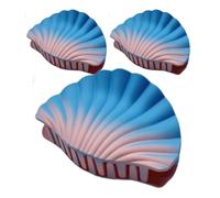 Seashell Hair Claw Clips, Strong Hold Jaw Clamp Set, 2.56x1.57x1.38 inches Stylish Fashion Hair Accessories, Compact Grip Clamps for Date Night, Beach, Hiking, and Everyday Use