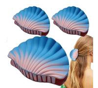 Seashell Hairs Claw - Strong Hold Hairs Clamps, Wedding Tresses Accessory | Fashion Accessories, Wedding Date Night Wear, Elegant Jaw Clips for Beach Prom Hiking Commuting Concert Styling S