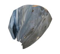 Seashells On The Beach Print Beanie Hat for Women Beanie Beanie Unisex Skull Cap Stylish Beanie Hat Winter Headwear Soft Comfy Headwear Chemo Cap Cozy Sleep Cap for Hair Loss, Multi-usage As Beanie