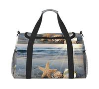 Seashells On The Beach Tote Bag Women Men Travel Crossbody Bag Purse Shoulder Bag Work Handbags Everyday Hobo Bag