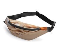Seashells Starfish on the Sand Belt Bag for Men & Women Fanny Pack Everywhere with Adjustable Strap Small Waist Pack for Travel Walking Running Hiking Cycling