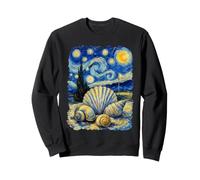 Seashells Van Gogh Summer Sunshine Beach Vacances Sweatshirt
