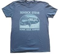Seasick Steve - "Sonic Soul Surfer" T-Shirt für Herren/Damen Uni RO4832 (S) (Blau)
